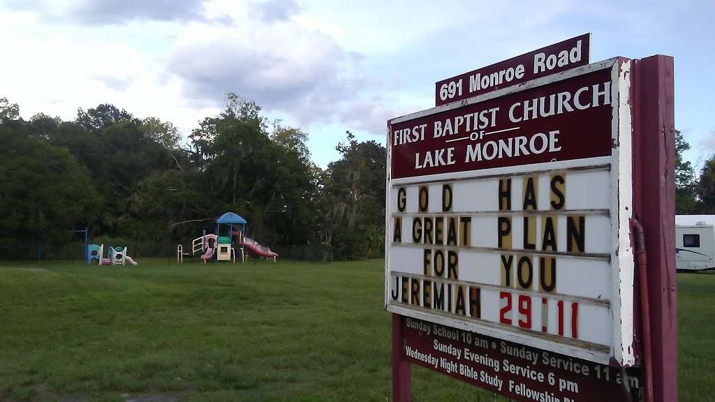 First Baptist Church Of Lake Monroe | 691 Monroe Rd, Sanford, FL 32771, USA