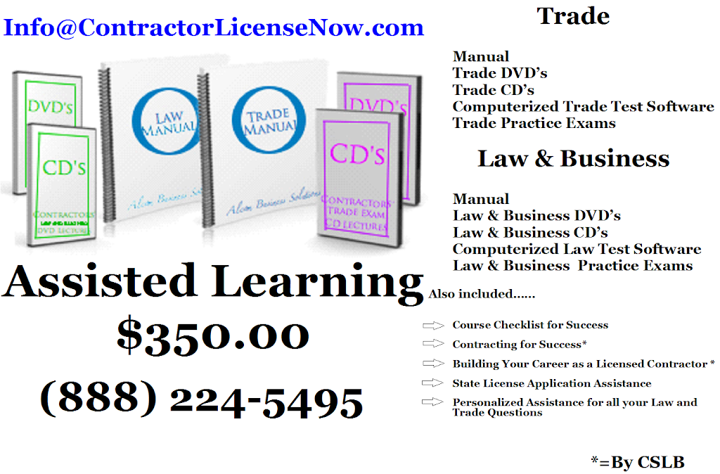 Contractor License School | 34862 Monte Vista Dr #107, Wildomar, CA 92595, USA | Phone: (951) 678-6971