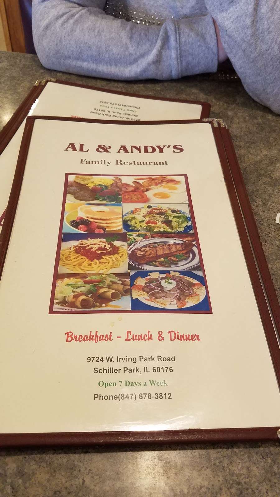 Al & Andys Restaurant | 9724 W Irving Park Rd, Schiller Park, IL 60176, USA | Phone: (847) 678-3812