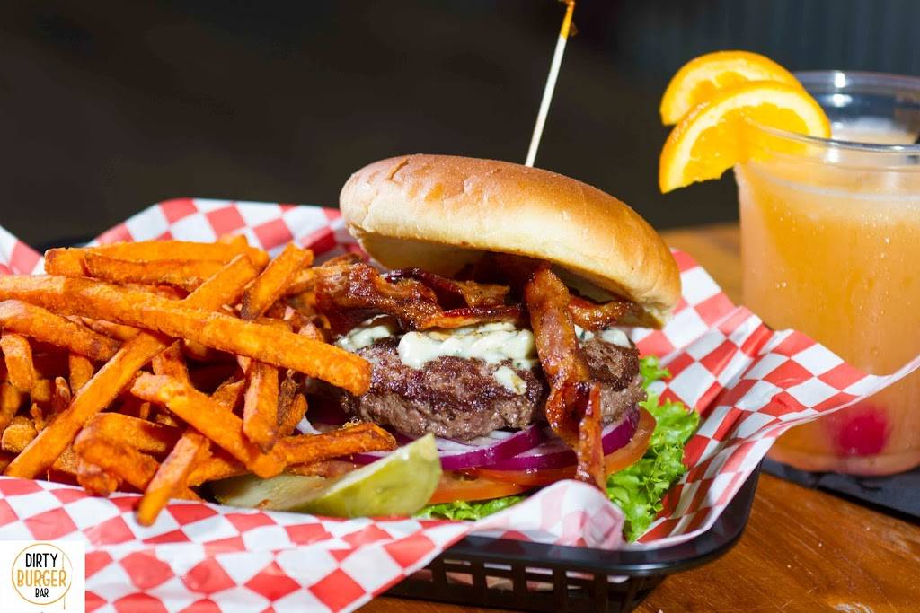 Dirty Burger Bar | 5804 Windhaven Pkwy ste.200, The Colony, TX 75056, USA | Phone: (469) 731-5212