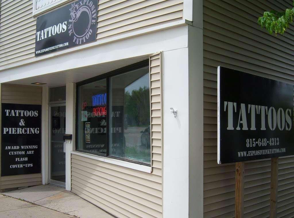 Explosive Ink Tattoo | 9911 Main St A, Hebron, IL 60034, USA | Phone: (815) 648-4313