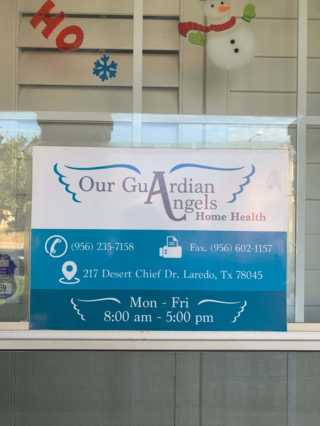 Our Guardian Angels Home Health | 217 Desert Chief Dr, Laredo, TX 78045, USA | Phone: (956) 235-7158