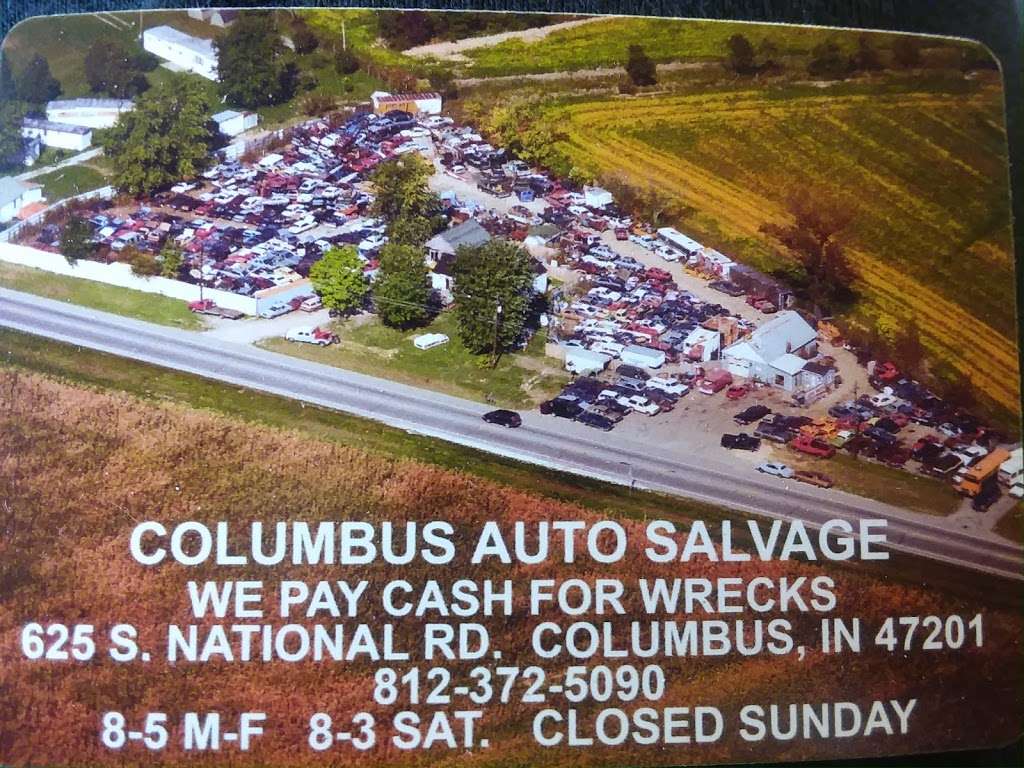 Columbus Auto Salvage LLC | 625 S National Rd #7862, Columbus, IN 47201, USA | Phone: (812) 372-5090
