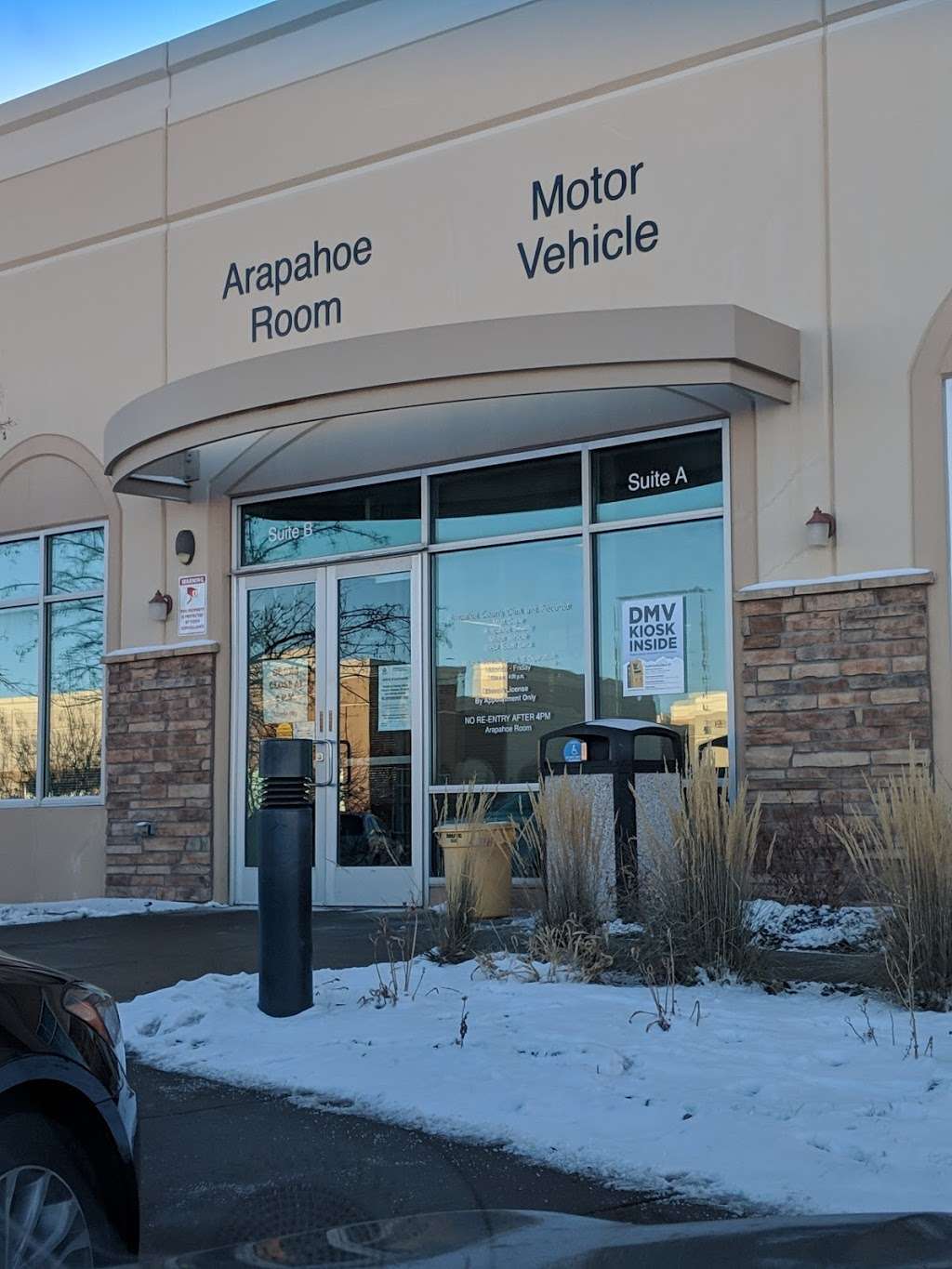 Arapahoe County Centennial Motor Vehicle Office | 6954 S Lima St, Centennial, CO 80112, USA | Phone: (303) 795-4500