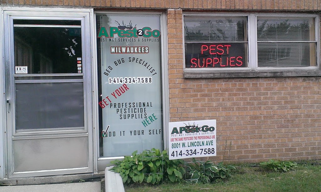 A Pest 2 Go Pest Mgmt. Services | 10111 W Capitol Dr SUITE#2, Wauwatosa, WI 53222, USA | Phone: (414) 334-7588