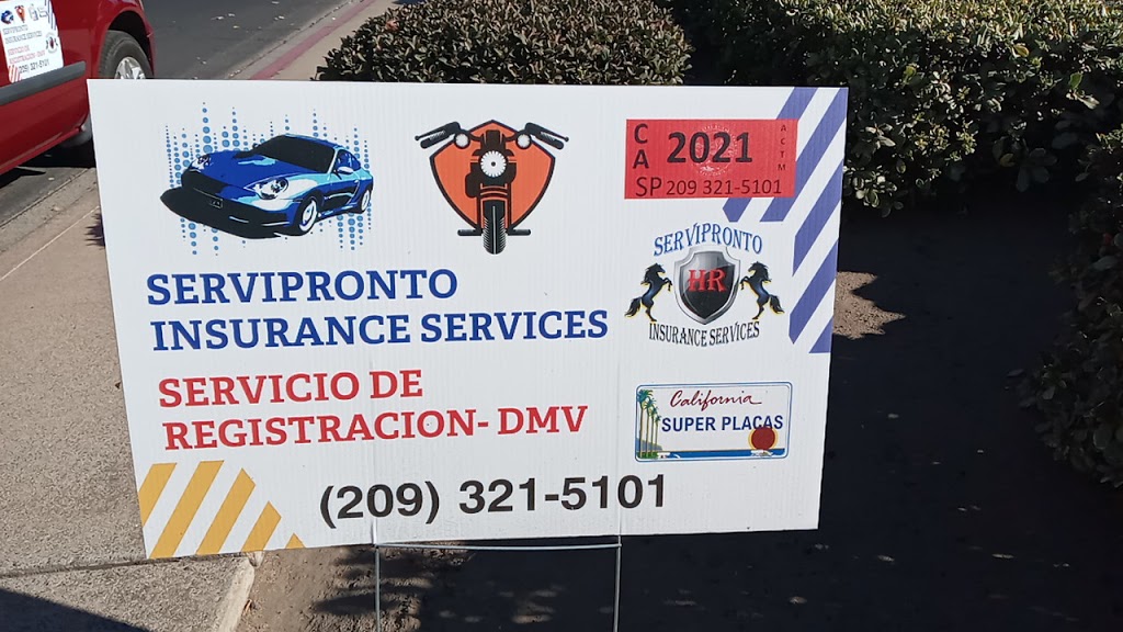 SERVIPRONTO INSURANCE and Dmv Vehicle Registration Services | 450 E Center St, Manteca, CA 95336, USA | Phone: (209) 321-5101