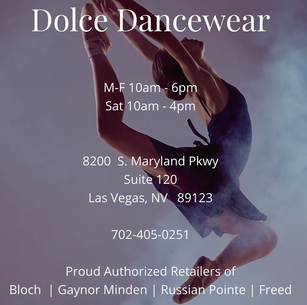 Dolce Dancewear | 8200 S Maryland Pkwy Suite 120, Las Vegas, NV 89123, USA | Phone: (702) 405-0251