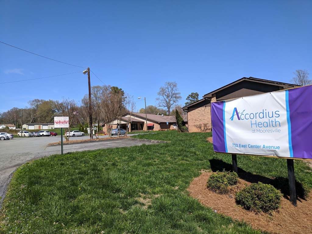 Accordius Health at Mooresville | 752 E Center Ave, Mooresville, NC 28115, USA | Phone: (704) 800-0570