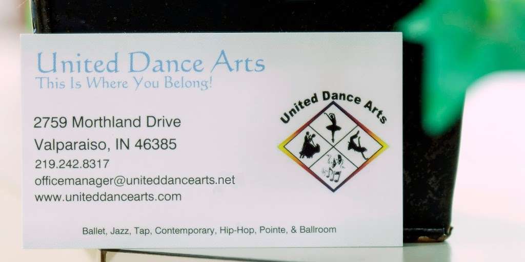 United Dance Arts | 2759 W Morthland Dr, Valparaiso, IN 46385, USA | Phone: (219) 617-0725