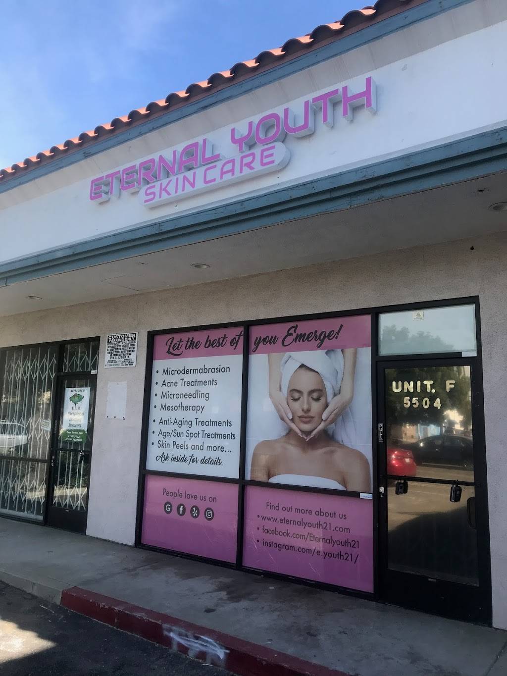 Eternal Youth Skincare | 5504 Pacific Blvd, Huntington Park, CA 90255, USA | Phone: (213) 804-8062