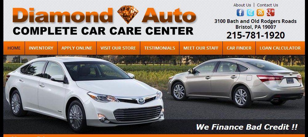 Diamond Auto | 3100 Bath Rd, Bristol, PA 19007 | Phone: (215) 781-1920