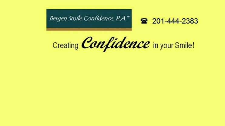 Bergen Smile Confidence | 541 Cedar Hill Ave, Wyckoff, NJ 07481, USA | Phone: (201) 444-2383