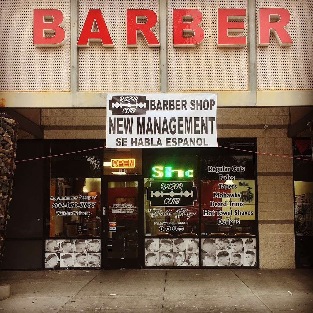 Razor Cuts Barber Shop | 8929 N Central Ave #102, Phoenix, AZ 85020, USA | Phone: (602) 870-7933