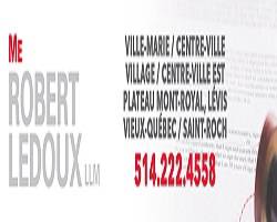 Me Robert Ledoux, LLM - Notaire Montréal | 1 Boulevard de Maisonneuve O bureau 513, Montreal, Quebec H2X 0E3, Canada | Phone: (514) 222-4558