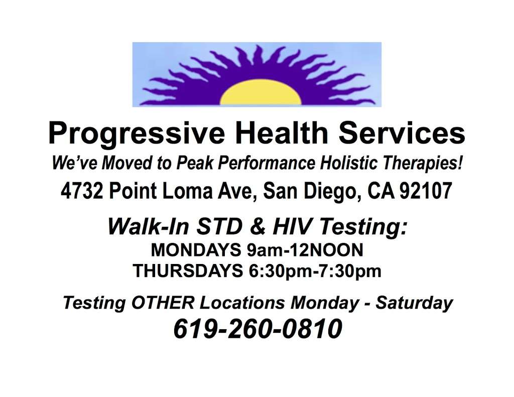 Progressive Health Services | 4732 Point Loma Ave #D, San Diego, CA 92107, USA | Phone: (619) 260-0810