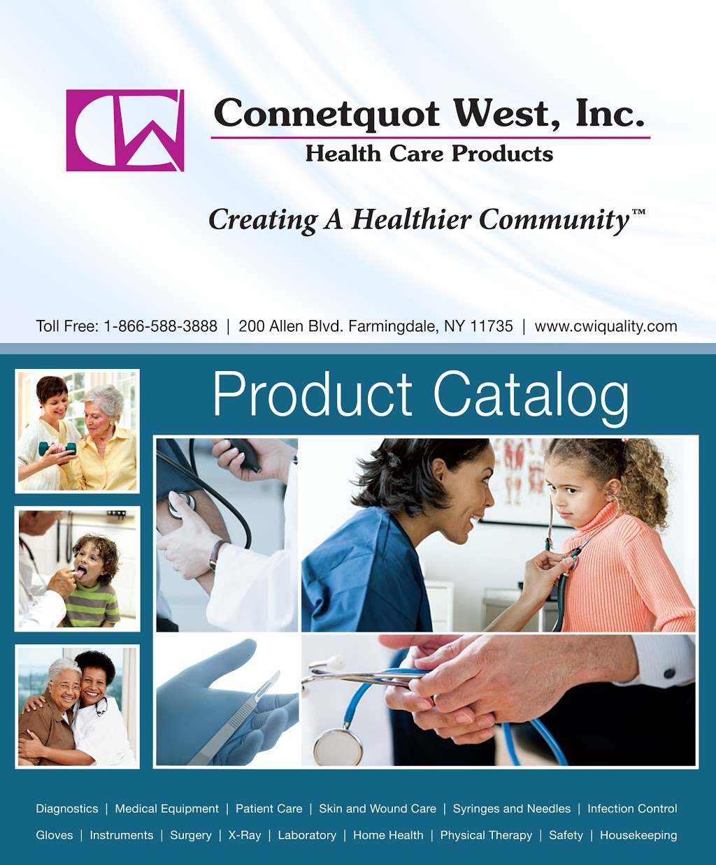 Connetquot West, Inc. Health Care Products | 200 Executive Dr Unit D, Edgewood, NY 11717, USA | Phone: (631) 844-0055