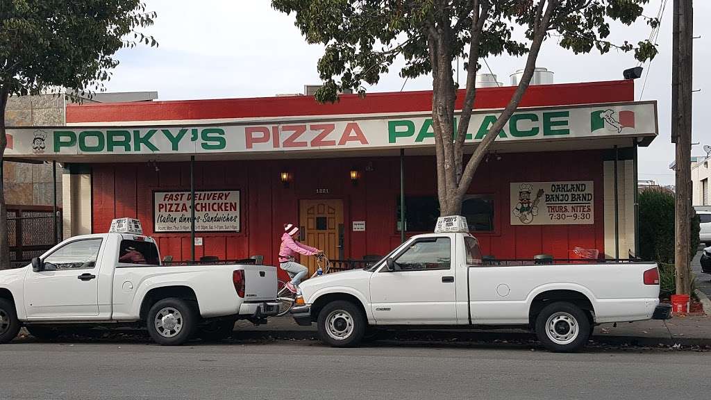Porky's Pizza Palace in 1221 Manor Blvd, San Leandro, CA 94579, USA
