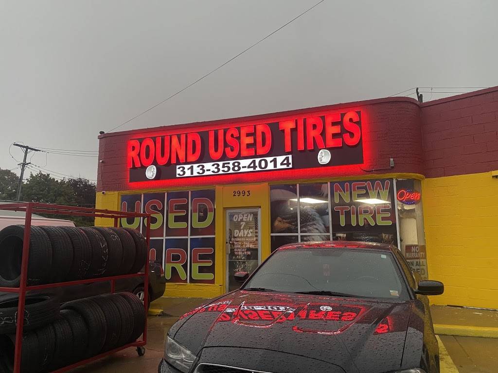 Round Used Tire Repair | 2993 Fort St, Lincoln Park, MI 48146, USA | Phone: (313) 358-4014