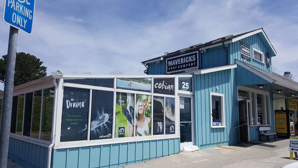 Mavericks Surf Shop | 25 Johnson Pier, Half Moon Bay, CA 94019, USA | Phone: (650) 560-8088