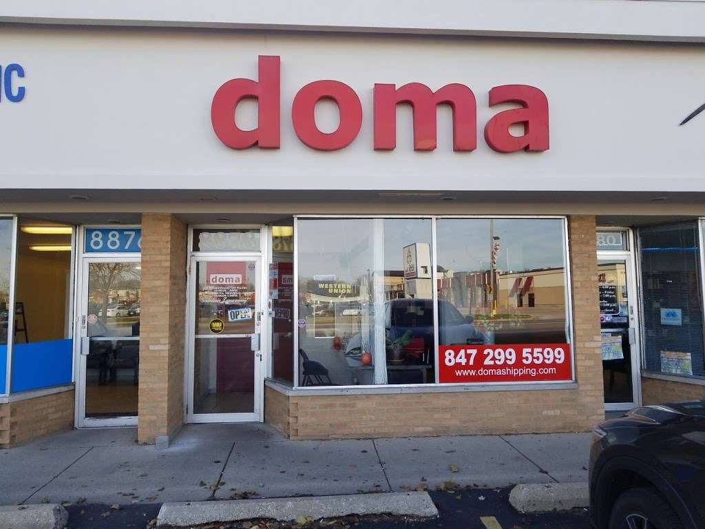 Doma Shipping and Travel | 8878 N Milwaukee Ave, Niles, IL 60714, USA | Phone: (847) 299-5599