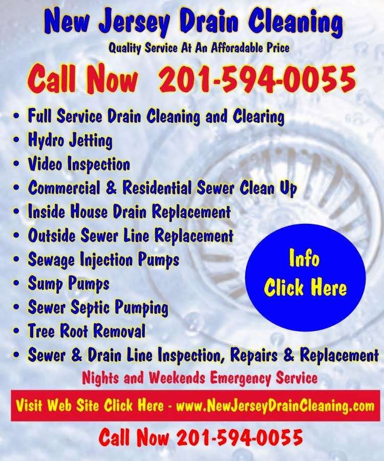 New Jersey Drain Cleaning | 37 Kinderkmack Rd, Hillsdale, NJ 07642, USA | Phone: (201) 594-0055