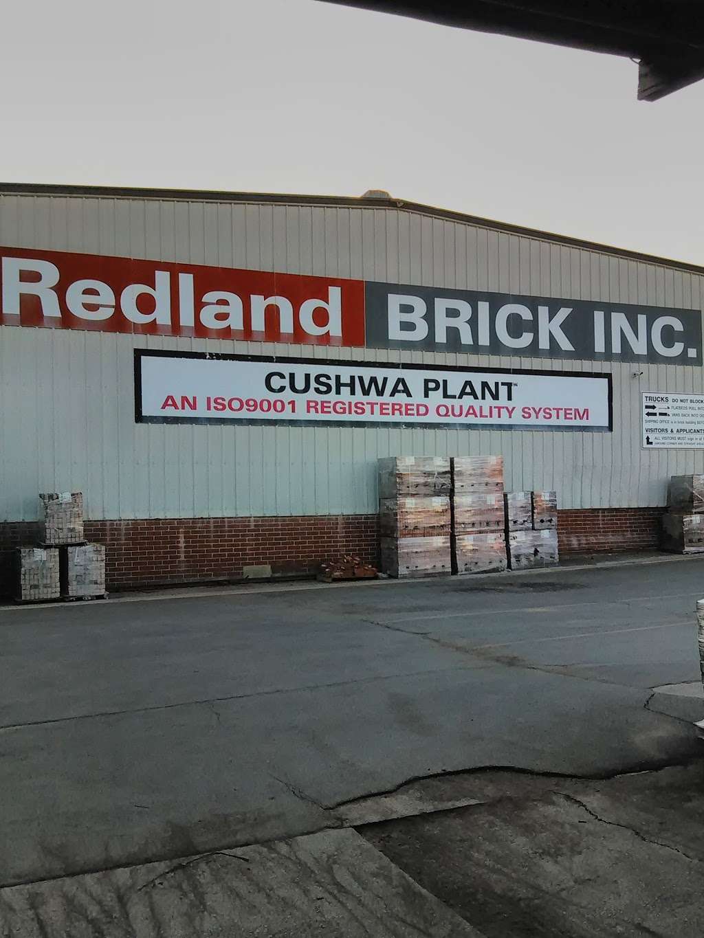 Redland Brick Inc. - Cushwa Plant | 15718 Clear Spring Rd, Williamsport, MD 21795, USA | Phone: (301) 223-7700