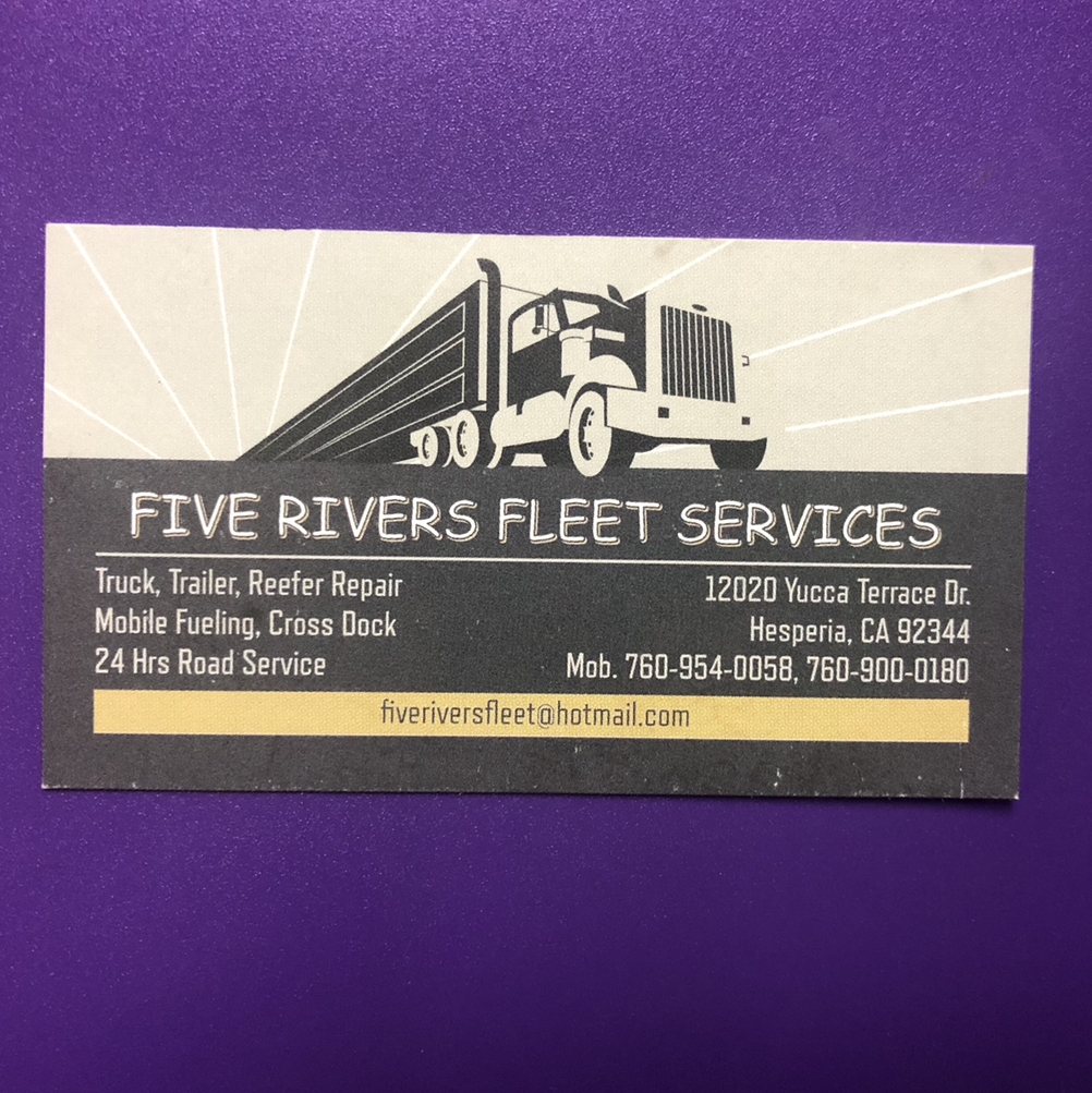 Five Rivers Fleet Services | 12020 Yucca Terrace Dr, Hesperia, CA 92344 | Phone: (760) 954-0058