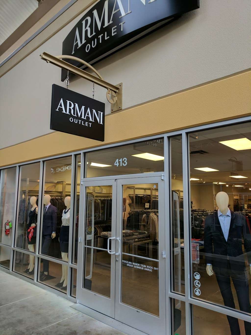 armani outlet store near me