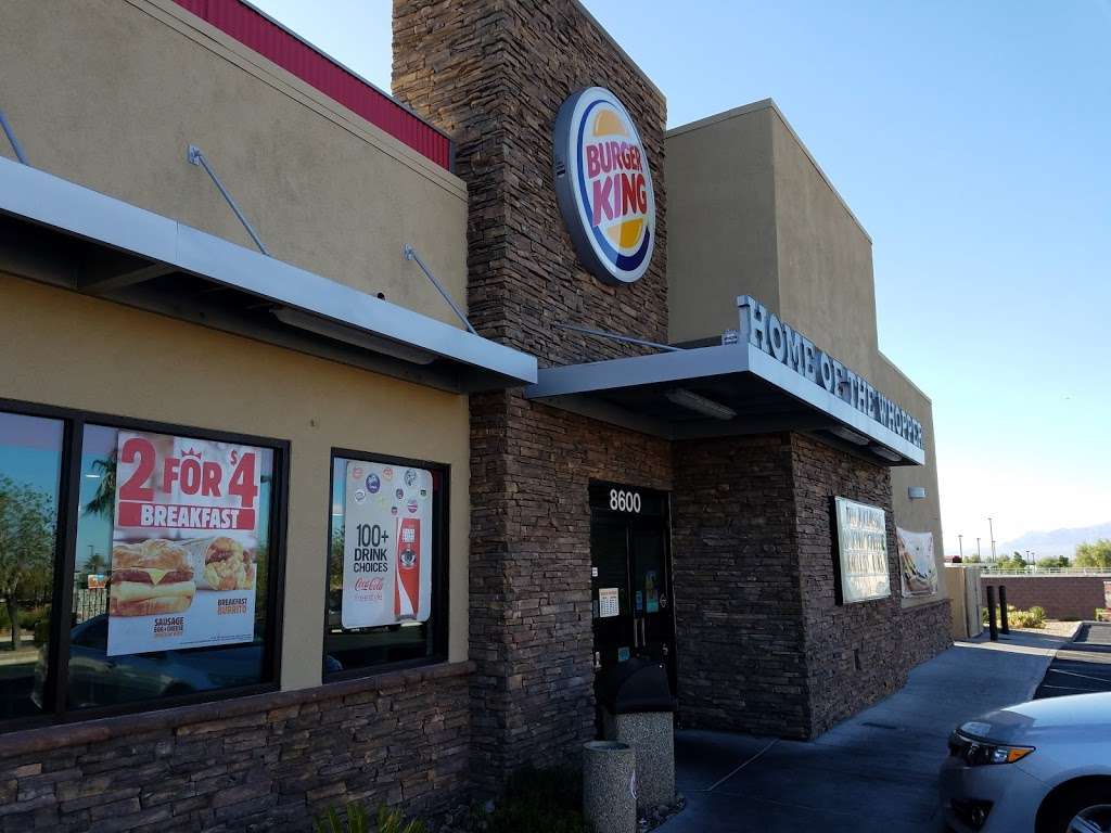 Burger King | 8600 W Cheyenne Ave, Las Vegas, NV 89129, USA | Phone: (702) 645-6078