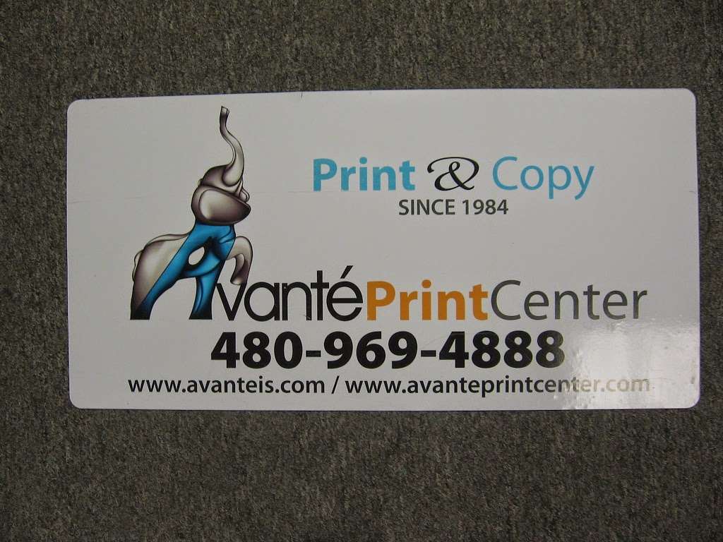 Avante Print Center | 218 W Hampton Ave #13, Mesa, AZ 85210 | Phone: (480) 969-4888