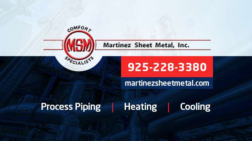 Martinez Sheet Metal, Inc. | 4040 Pacheco Blvd, Martinez, CA 94553, USA | Phone: (925) 228-3380