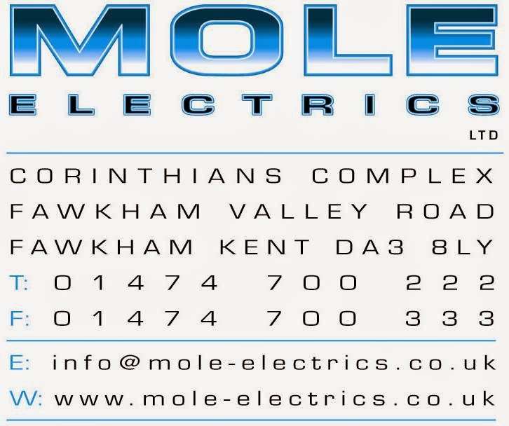 Mole Electrics Ltd | Corinthians Complex, Fawkham Valley Road, Fawkham DA3 8LY, UK | Phone: 01474 700222