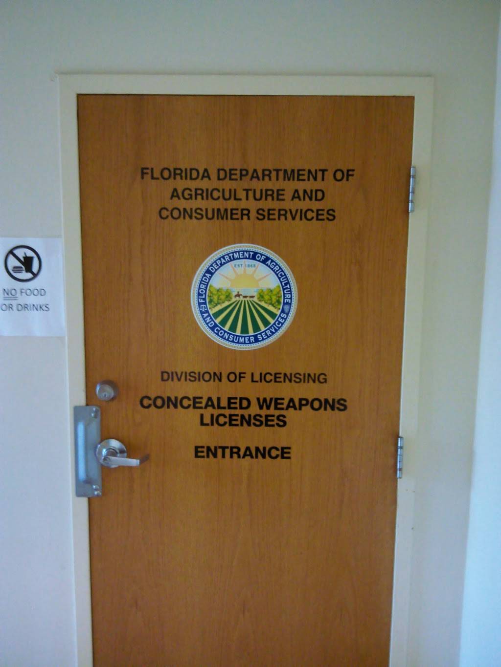 Department of Agriculture & Consumer Services | 4510 Oak Fair Blvd #100, Tampa, FL 33610 | Phone: (813) 337-5377