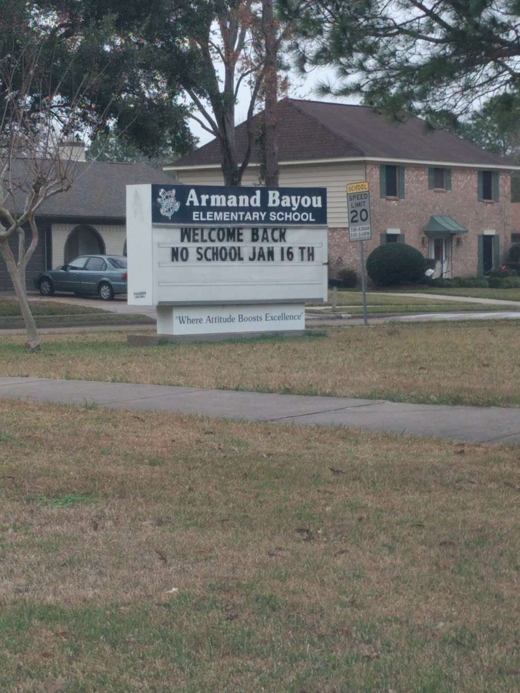 Armand Bayou Elementary School | 16000 Hickory Knoll Dr, Houston, TX 77059, USA | Phone: (281) 284-5100