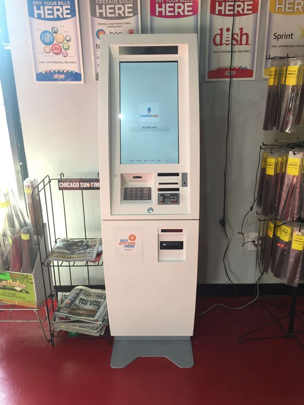 RockItCoin Bitcoin ATM | 400 E 103rd St, Chicago, IL 60628, USA | Phone: (888) 702-4826