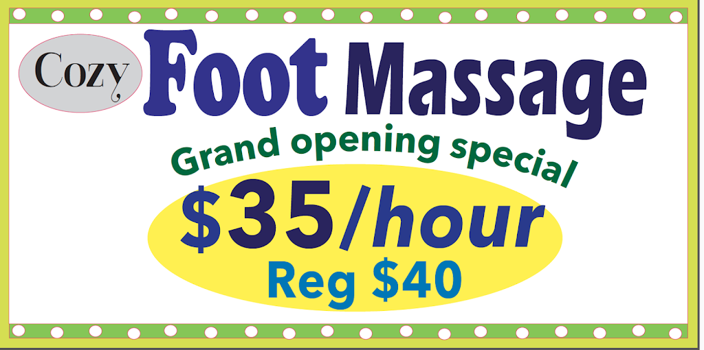 Cozy foot massage | 895 E Grand Ave #2, Lake Villa, IL 60046, USA | Phone: (224) 814-8648