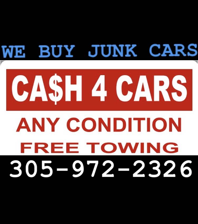 Miami Junk Cars Removal | 9600 SW 148th Ct, Miami, FL 33196, USA | Phone: (305) 972-2326