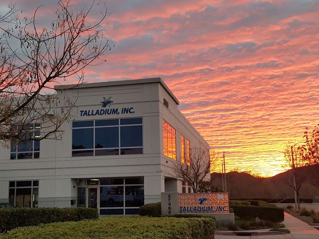 Talladium, Inc | 1010, 27360 Muirfield Ln, Valencia, CA 91355 | Phone: (800) 221-6449