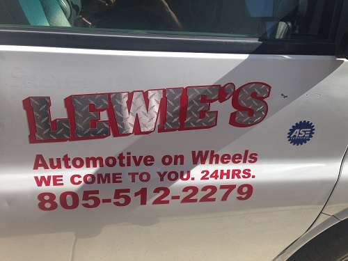 LEWIE,S AUTOMOTIVE ON WHEELS | 949 3rd St, Fillmore, CA 93015, USA | Phone: (805) 512-2279