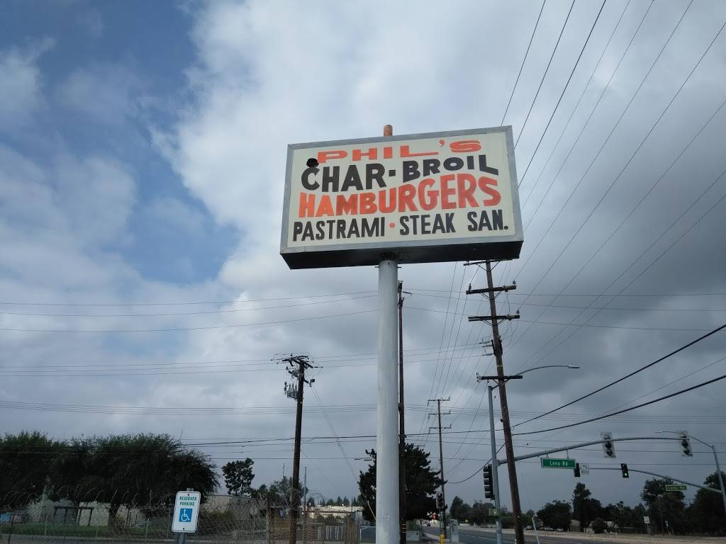 Phils Charbroiled Burgers | 835 E 3rd St, San Bernardino, CA 92410, USA | Phone: (909) 884-0564