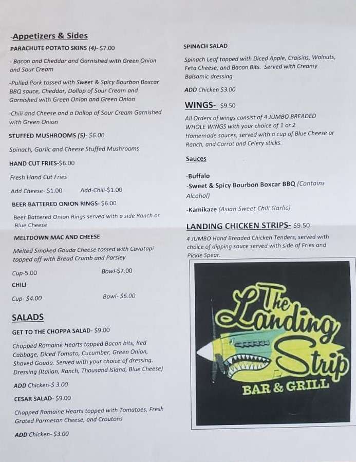 The Landing Strip Bar and Grill | 9820 Lawrence Ave, Schiller Park, IL 60176, USA | Phone: (847) 447-3024