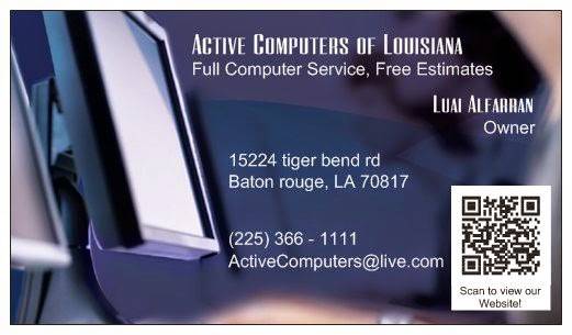 Active Computers of Louisiana | 15224 Tiger Bend Rd, Baton Rouge, LA 70817 | Phone: (225) 366-1111