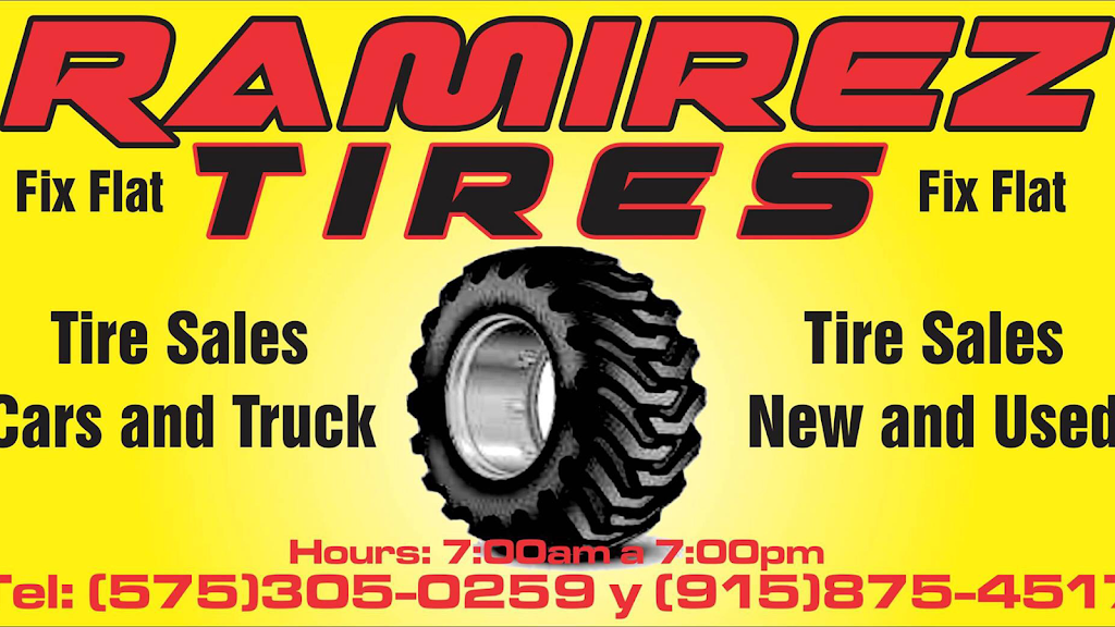 Ramirez Tires | 2371 McNutt Rd, Sunland Park, NM 88063, USA | Phone: (915) 875-4517