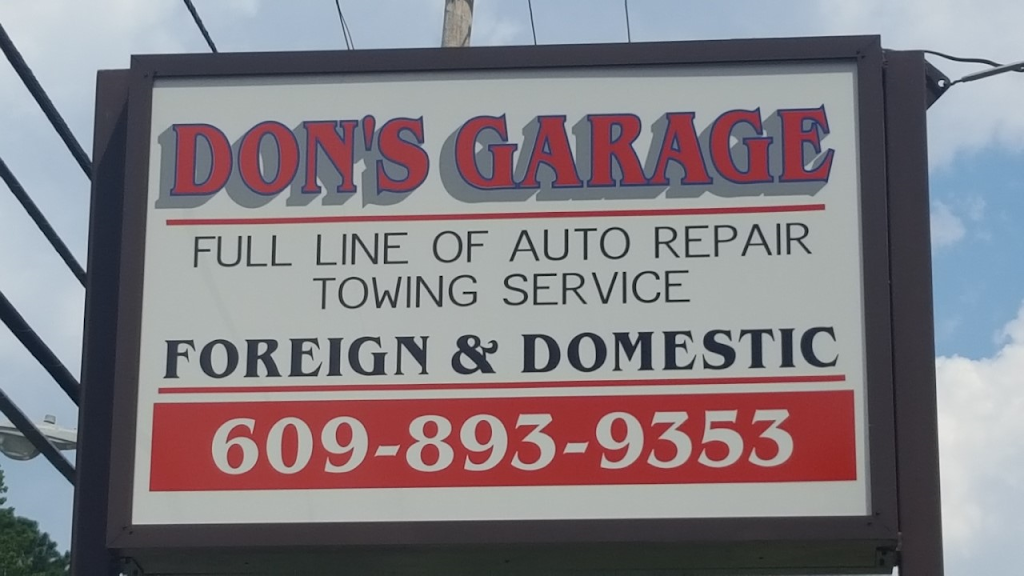 Dons Garage | 239 Pemberton Browns Mills Rd Unit C, Browns Mills, NJ 08015 | Phone: (609) 893-9353