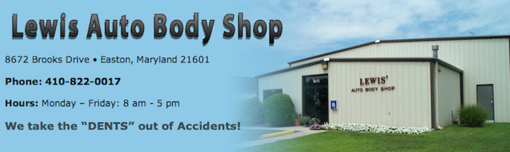 Lewis Auto Body | 8672 Brooks Dr, Easton, MD 21601, USA | Phone: (410) 822-0017