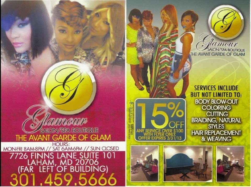 Glamour Salon/Spa Boutique | 8823 Annapolis Rd #103, Lanham, MD 20706 | Phone: (301) 459-5666