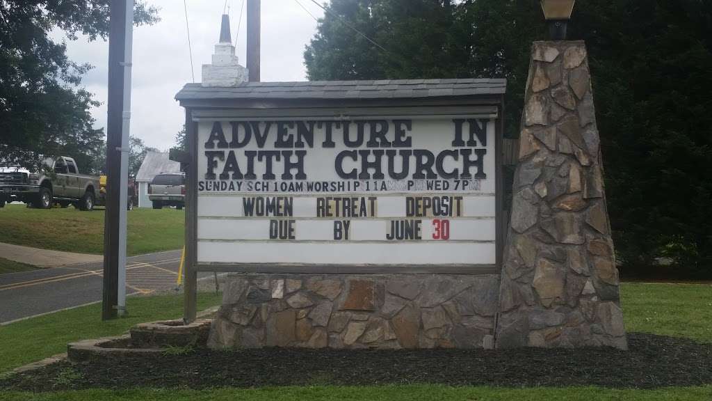 Adventure In Faith Church | 415 Charlotte St, Alexis, NC 28006, USA | Phone: (704) 931-9131