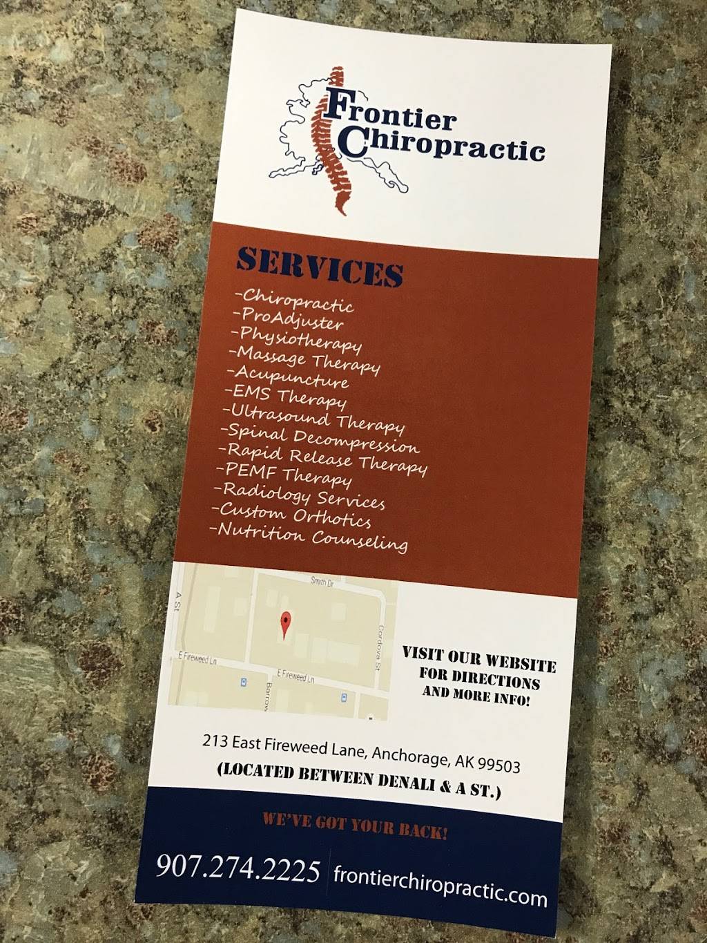 Frontier Chiropractic | 213 E Fireweed Ln, Anchorage, AK 99503, USA | Phone: (907) 274-2225