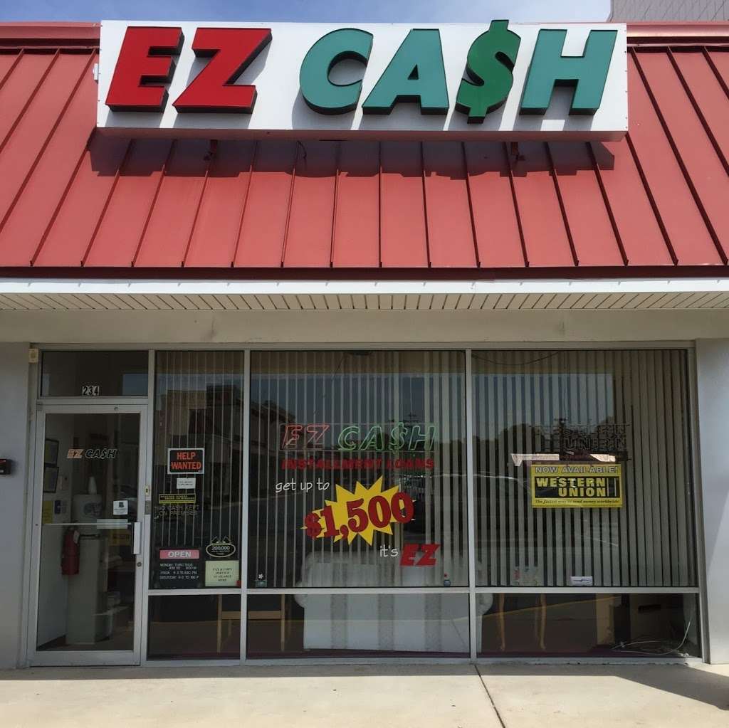 E Z Cash | 234 E Glenwood Ave, Smyrna, DE 19977, USA | Phone: (302) 389-3215