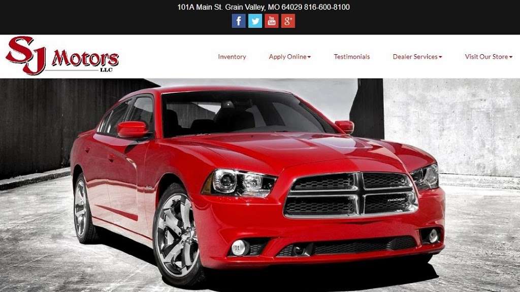 SJ Motors LLC | 101A S Main St, Grain Valley, MO 64029, USA | Phone: (816) 600-8100